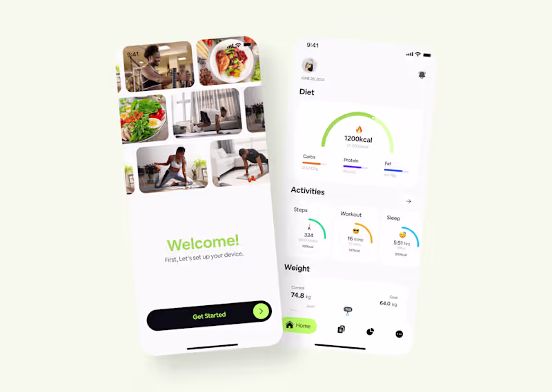 Cover image for Health & Fitness Tracking Mobile App