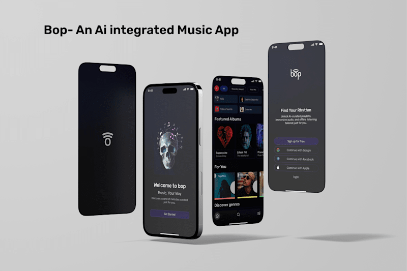 Cover image for Bop- An Ai integrated Music App Case Study