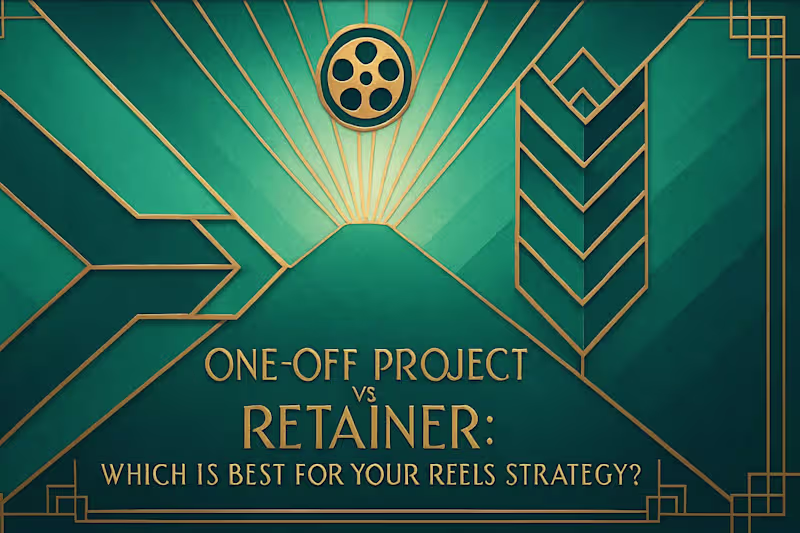 Cover image for One-Off Project vs. Retainer: Which Is Best for Your Reels Strategy?