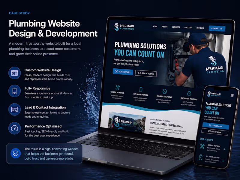 Cover image for Lead Generation Website for Local Plumbing Business