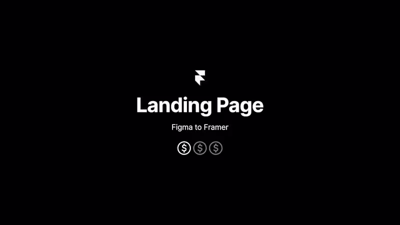 Cover image for Landing Page with Framer