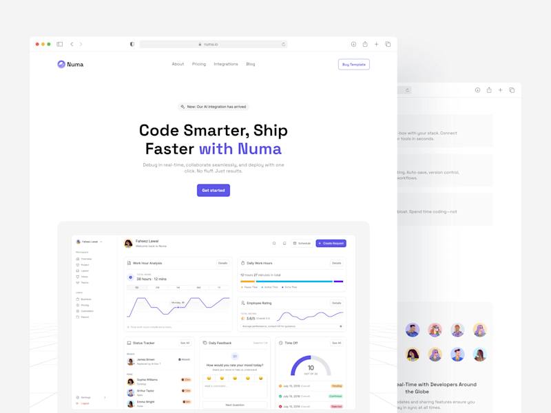 Cover image for NUMA Template Development