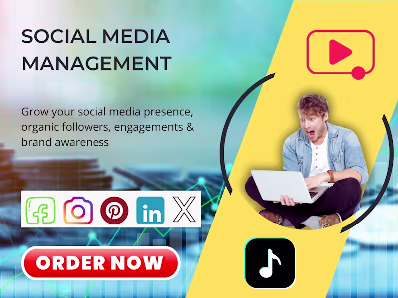 Cover image for Social media management and Marketing Expert