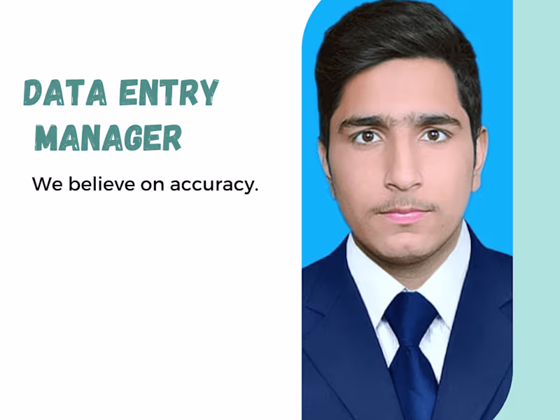 Cover image for Accurate Data Entry Management