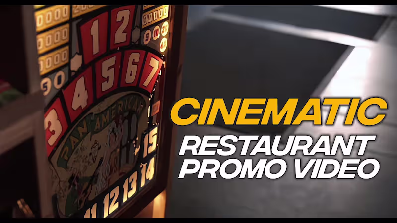 Cover image for Restaurant Promo Video 