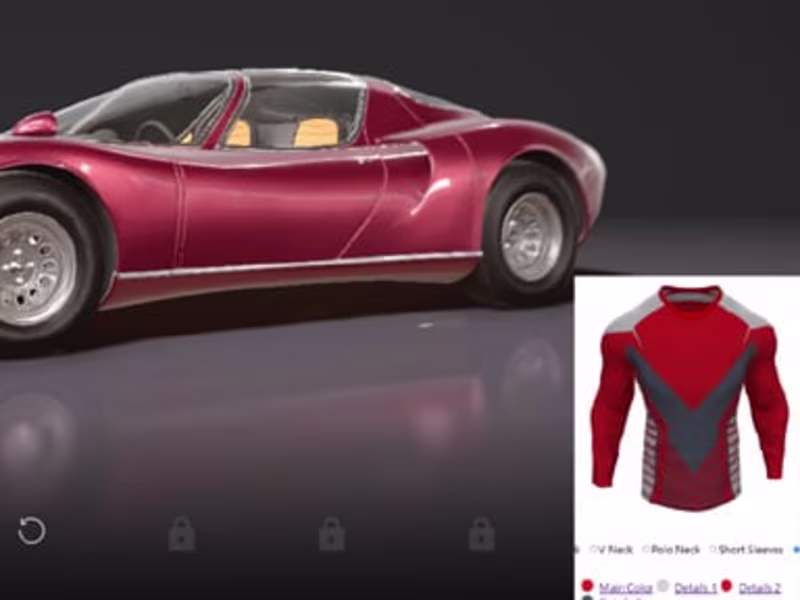 Cover image for 3D configurator for the product like the furniture, car, clothes