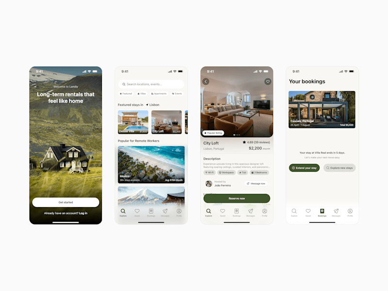 Cover image for Landly Mobile Design