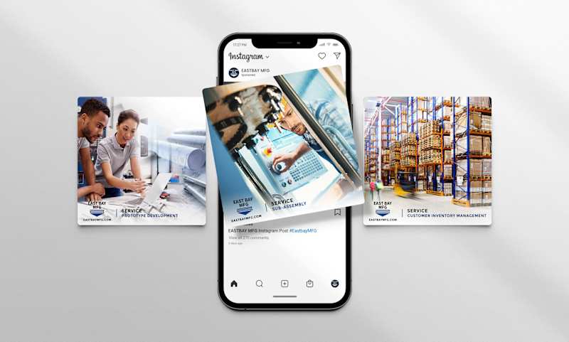 Cover image for EastBay MFG | Social Media Designs