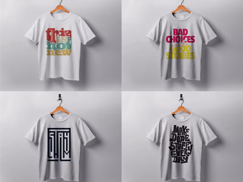 Cover image for Typography t shirt design 