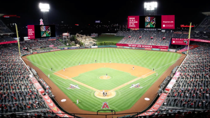 Cover image for Chapman University - Angel Stadium Ad Takeover
