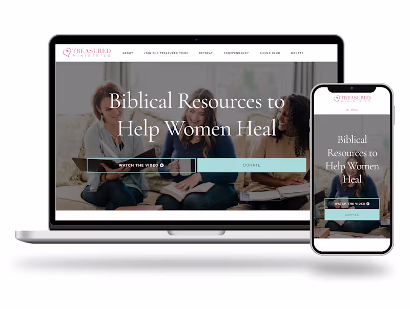 Cover image for Treasured Ministries Web Design