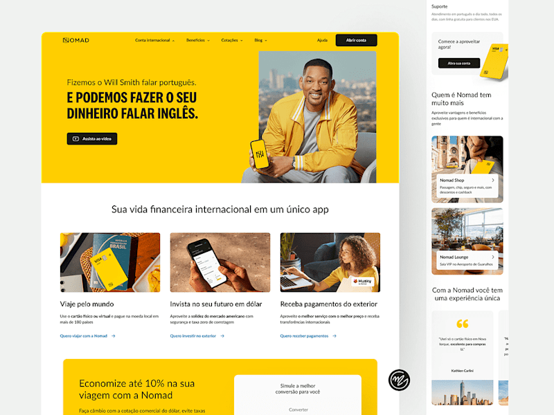 Cover image for Landing page redesign for a Fintech