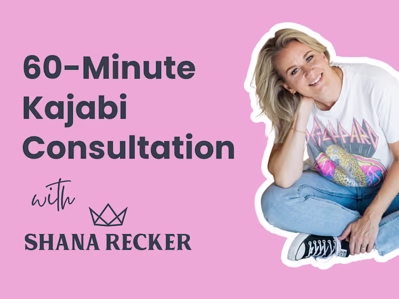 Cover image for 60-Minute Kajabi Consultation for Clarity and Strategy