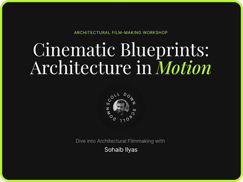 Cover image for Filmmaking Workshop - Landing page design & development (Framer)