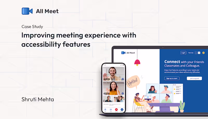 Cover image for All Meet: Accessibility Enhancement Project