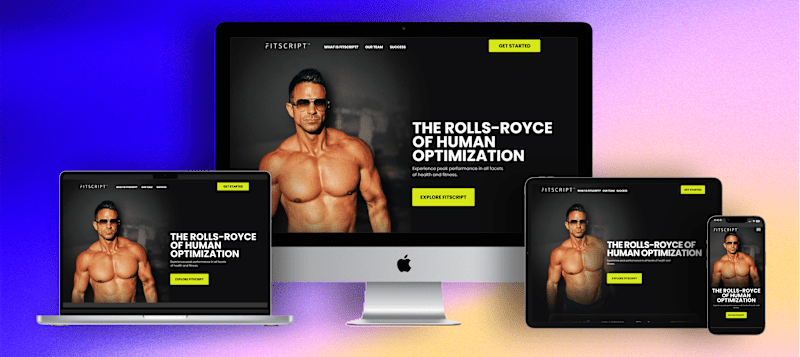 Cover image for FitScript | Homepage & Funnel Landing Page