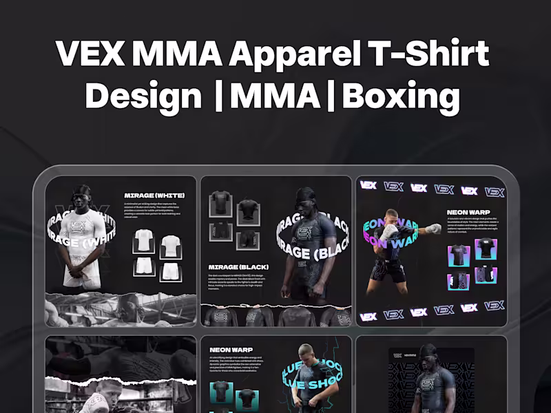 Cover image for VEX MMA Apparel T-Shirt Design MMA | Boxing