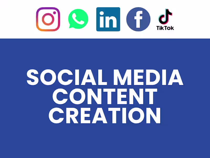 Cover image for Social Media Video & Graphic Content Design
