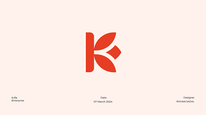 Cover image for Krifa Enterprise Logo | Product Label Design