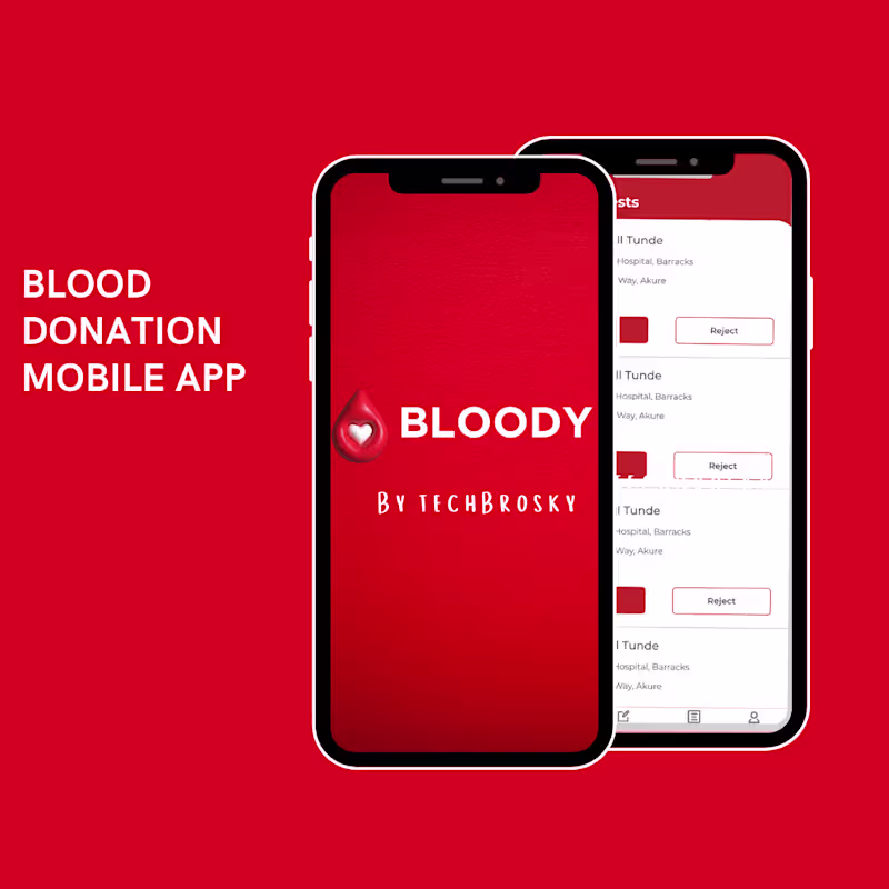 Cover image for Bloody - Blood Donation App