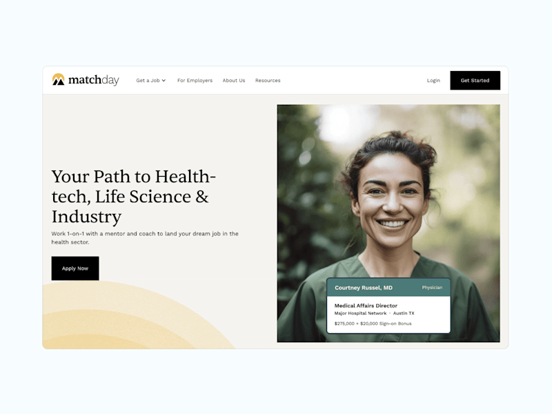 Cover image for Webflow Development for Healthcare Recruitment Firm