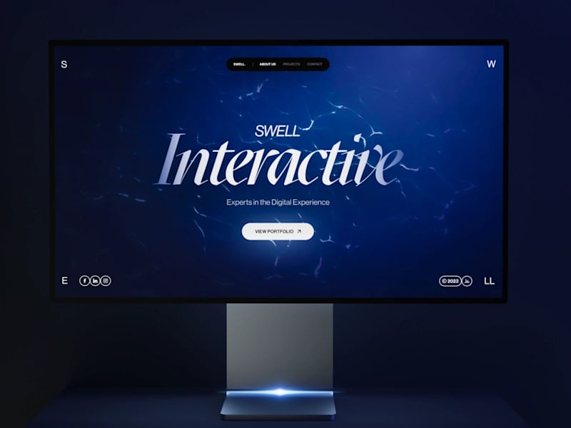 Cover image for Immersive 3D Portfolio for Swell Interactive