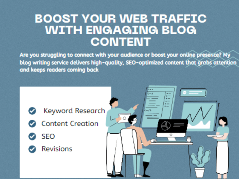 Cover image for Engaging blog posts that boost traffic and captivate readers!