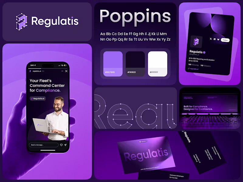 Cover image for Regulatis – AI-Powered Compliance Dashboard & Branding