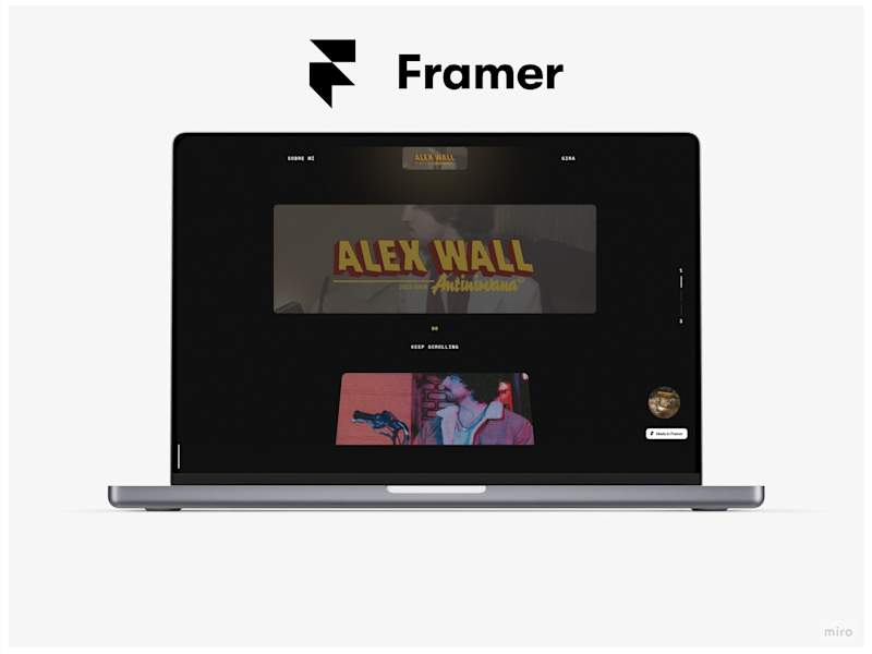 Cover image for Alex Wall - Rockin' Website 🎸