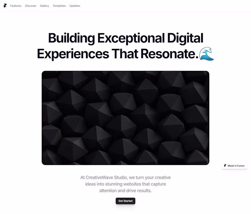 Cover image for CreativeWave Studio | Premier Web Design & Development Agency