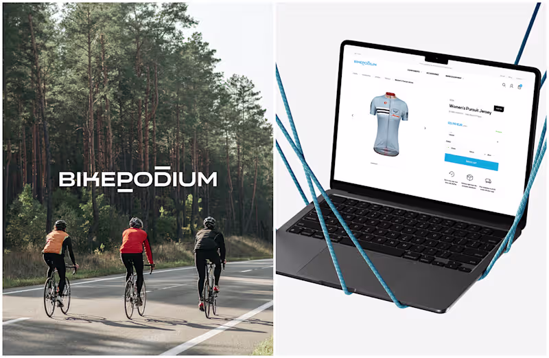 Cover image for BIKEPODIUM – Brand & eCommerce Website on Behance