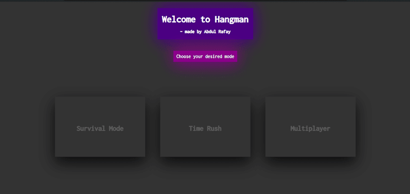 Cover image for Hangman Game