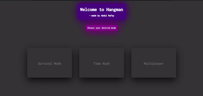 Cover image for Hangman Game