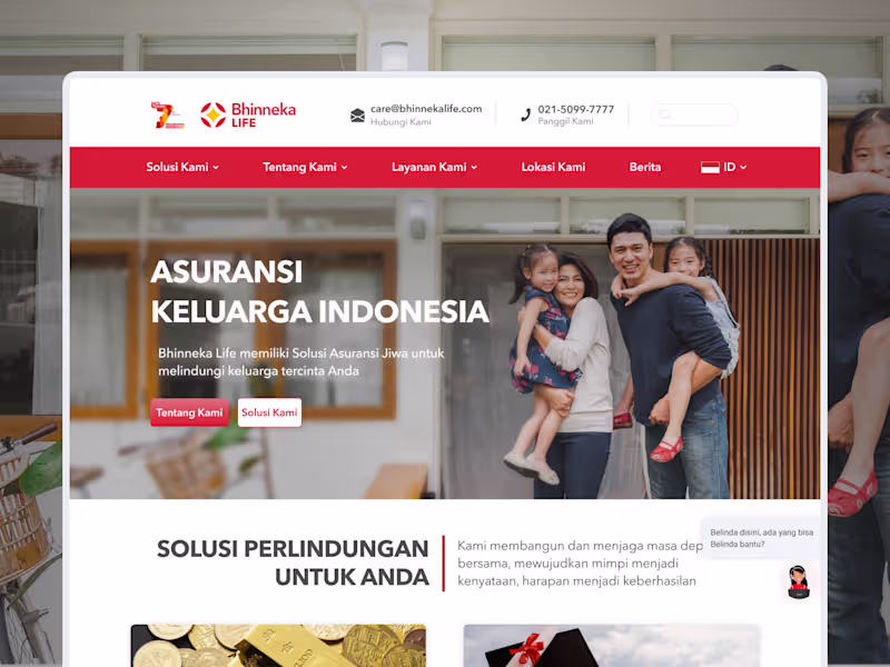 Cover image for Insurance - Landing page Design