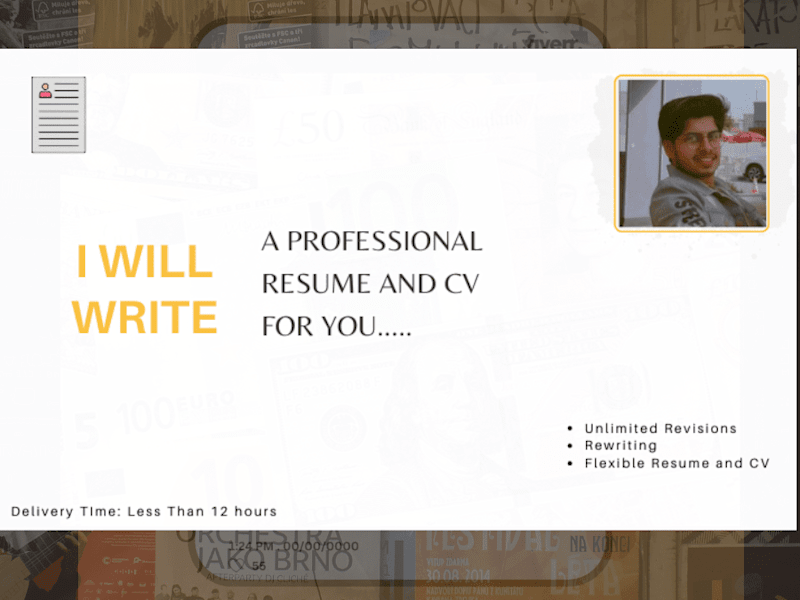 Cover image for I will Design professional resume and CV for you