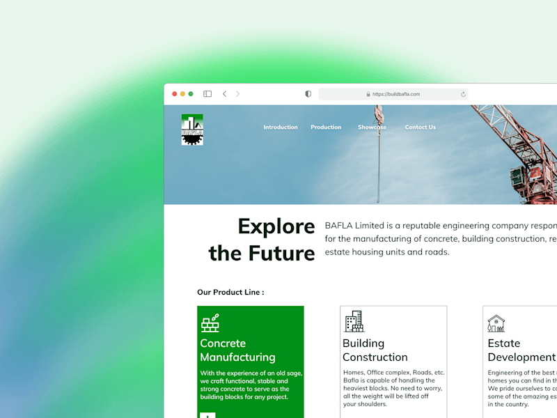 Cover image for Bafla Website Design