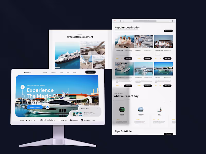 Cover image for Websites for Travel, Cruise & Tour Brands (Webflow/WordPress)