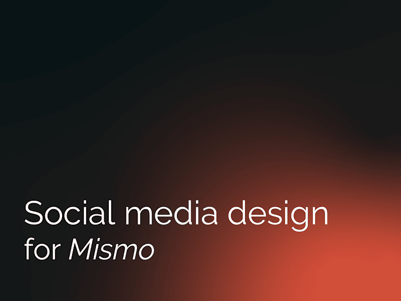 Cover image for Social Media design for Mismo