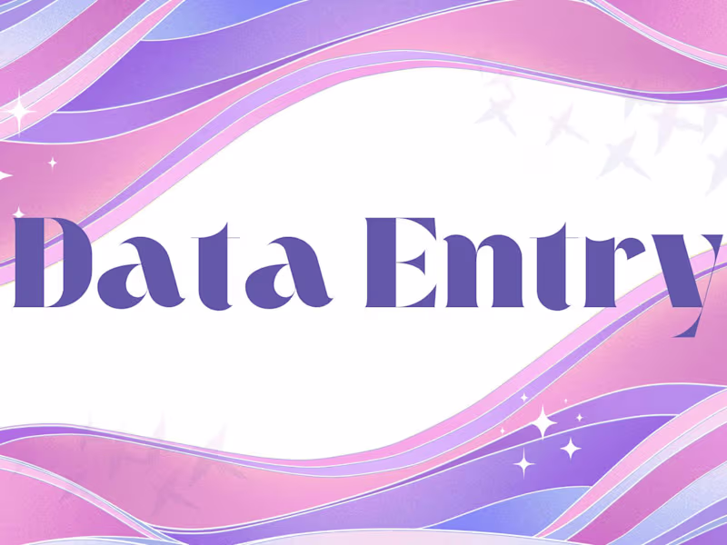 Cover image for Data entry