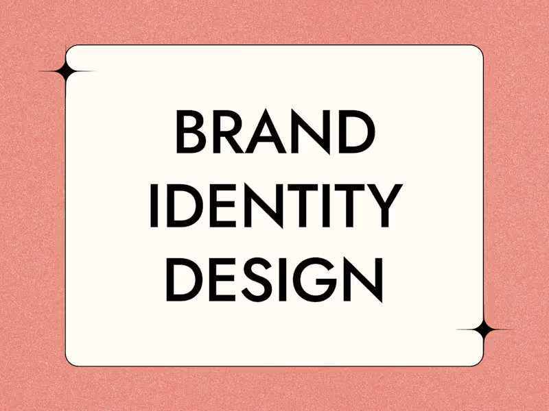 Cover image for  Brand identity Design with Clarity and Positioning 