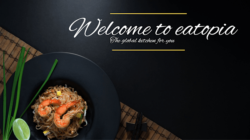 Cover image for Welcome to eatopia