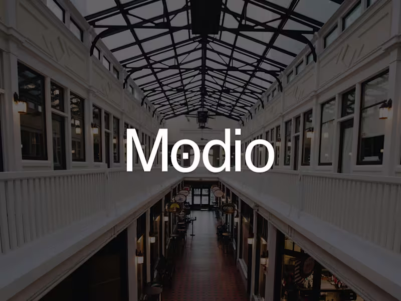 Cover image for Modio Brand Identity
