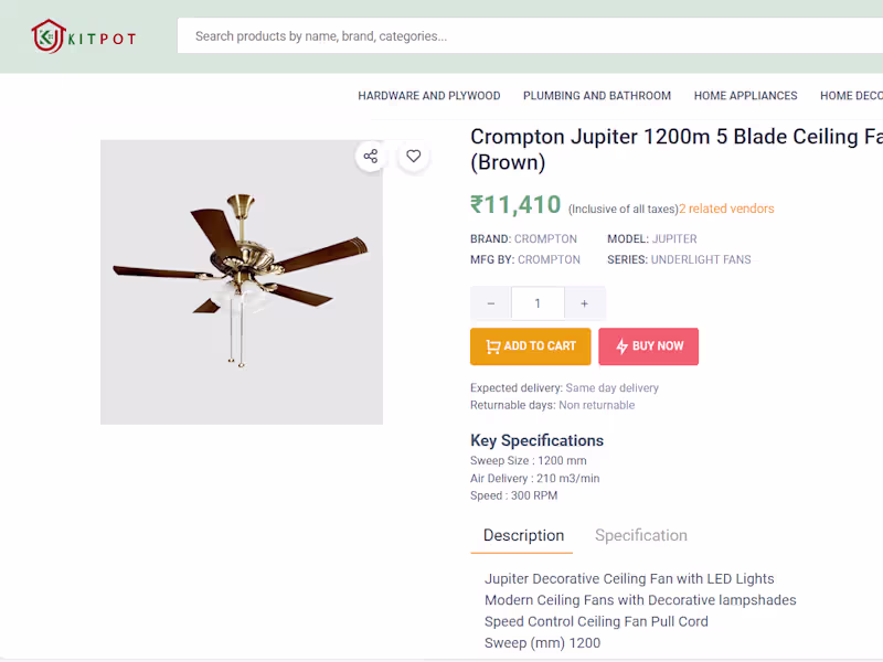 Cover image for ecommerce website