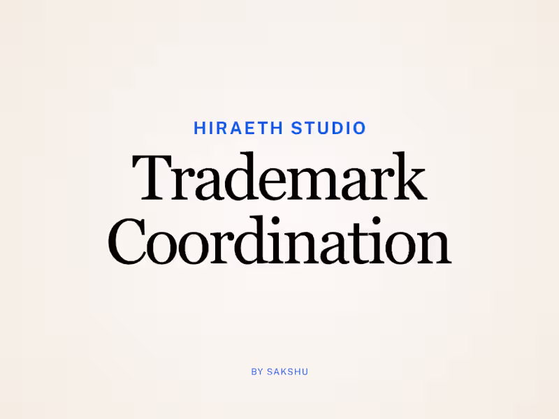 Cover image for Trademark Coordination