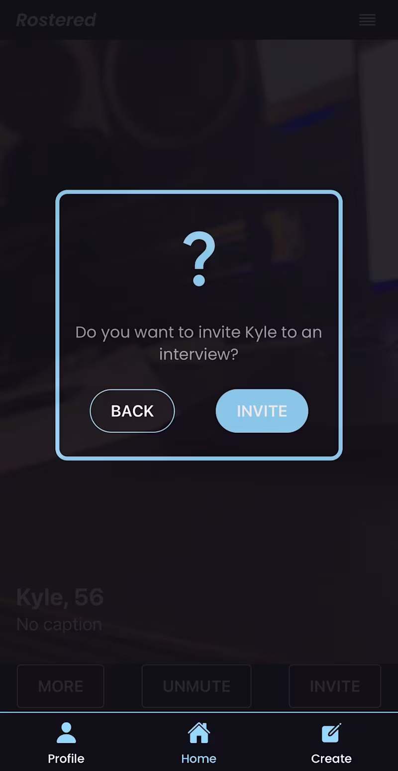 Cover image for Rostered is an invite-only hospitality