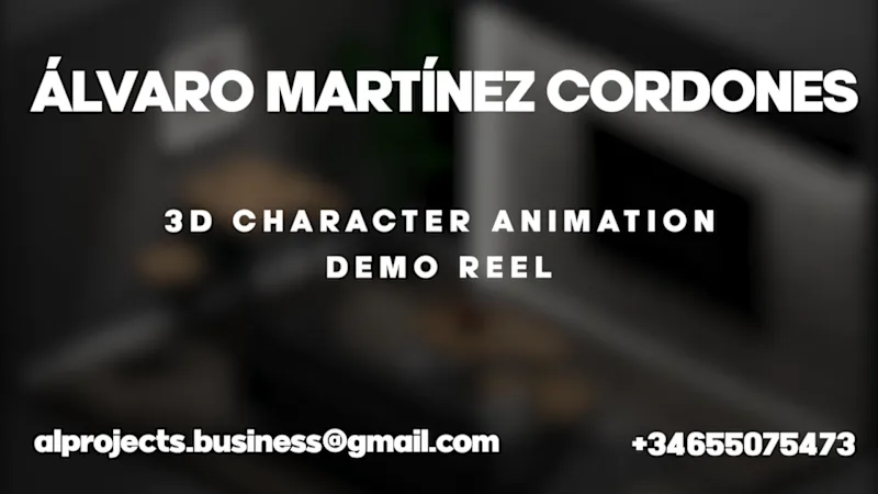 Cover image for 3D Character Animation Reel Alvaro Martinez