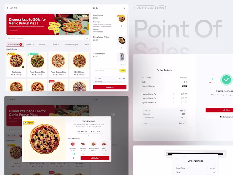 Cover image for Piznek - Dashboard Restaurant POS