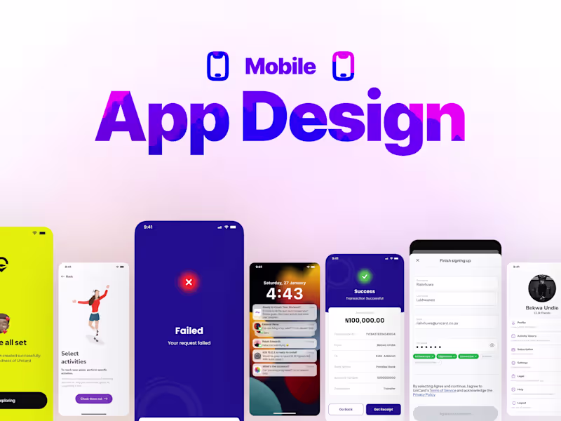 Cover image for Mobile App Design and Prototyping