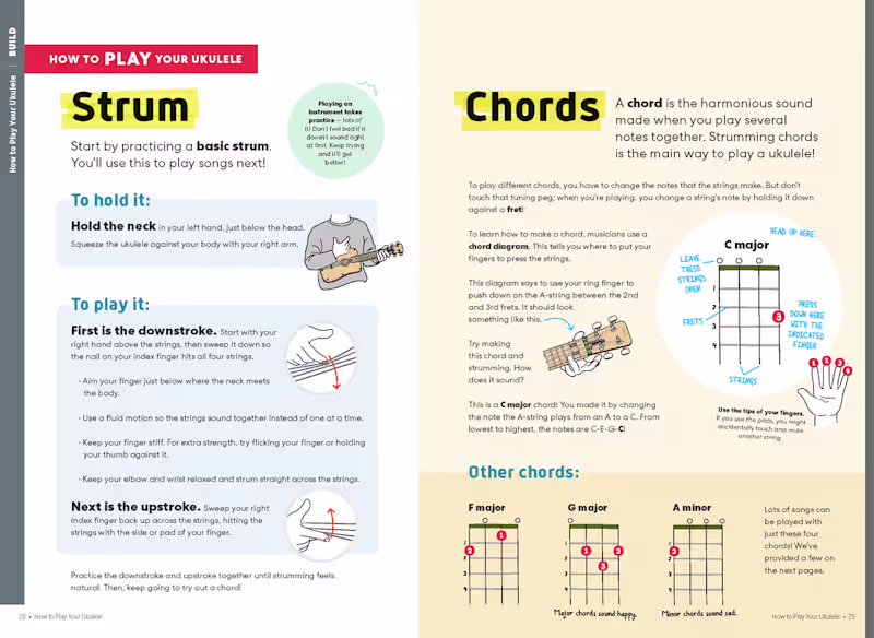 Cover image for Ukulele instructions