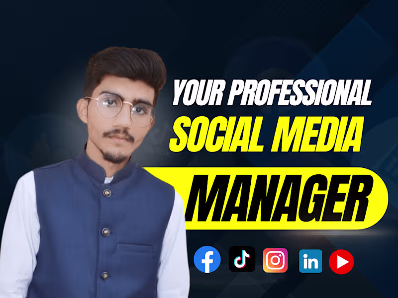 Cover image for I will manage your social media account & social media marketing